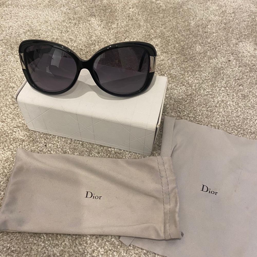 Dior midnight blue sunglasses